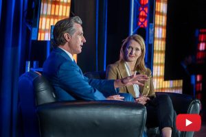 Governor Gavin Newsom and CalChamber President/CEO Jennifer Barrera